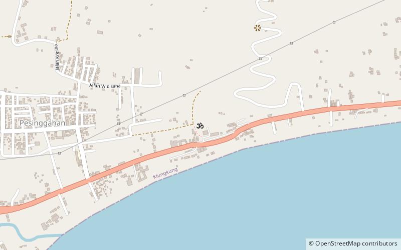 Pura Goa Lawah location map