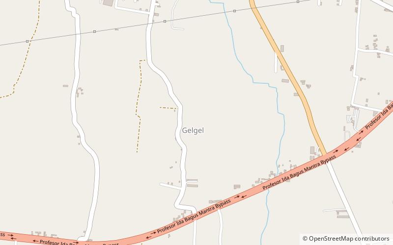 Gelgel location map