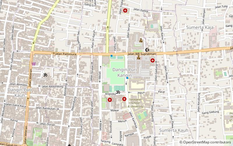 ngurah rai stadium denpasar location map