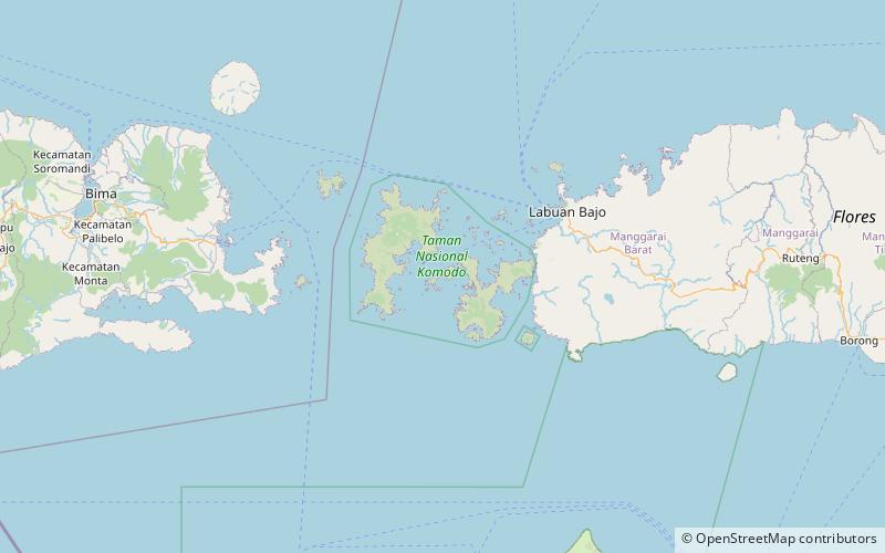 Padar Island location map