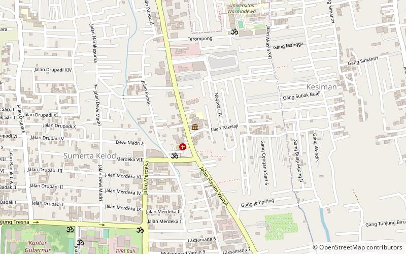sidik jari museum denpasar location map