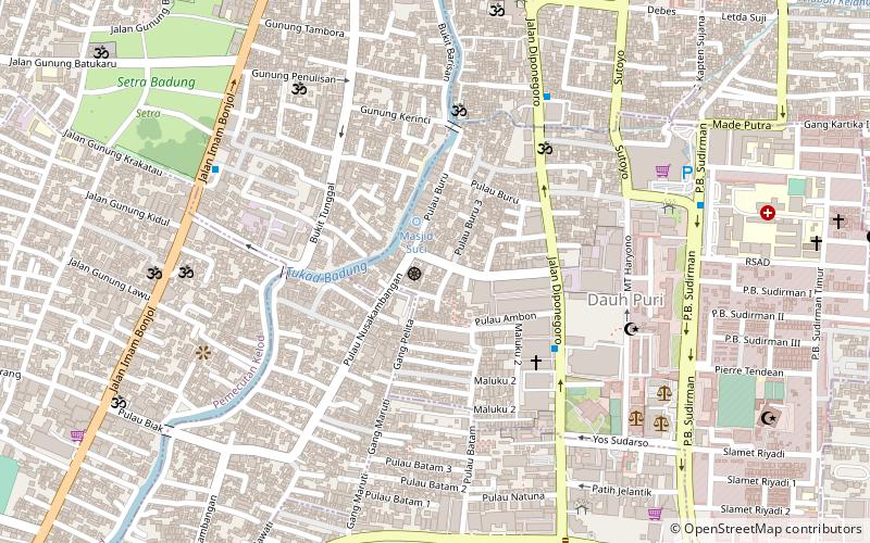 vihara sila praba denpasar location map