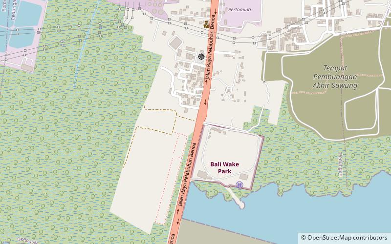 bali wake park denpasar location map