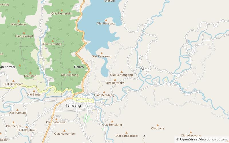 Taliwang location map