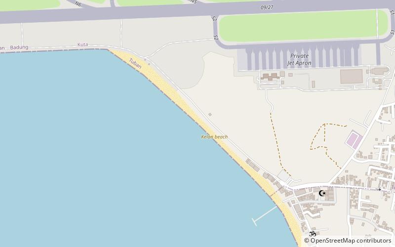 Kelan beach location map