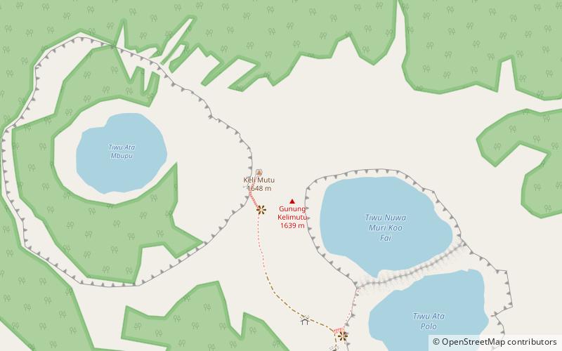 Mount Kelimutu location map