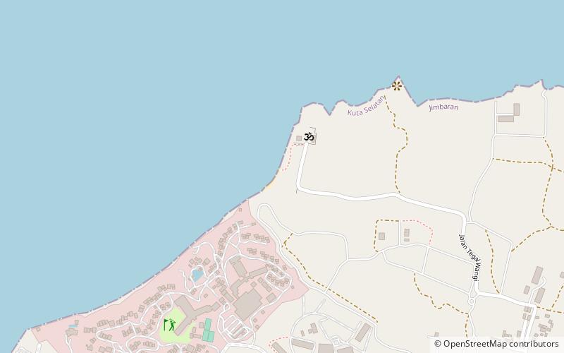 Tegal Wangi Beach location map