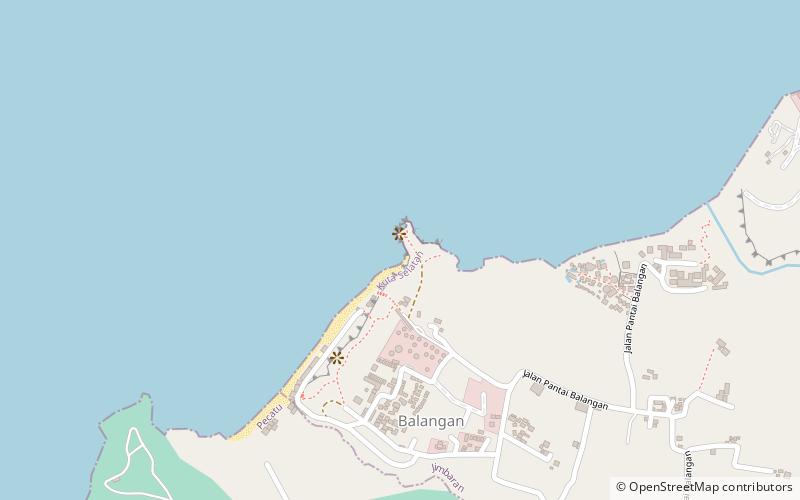 Balangan location map