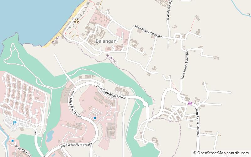 new kuta golf denpasar location map