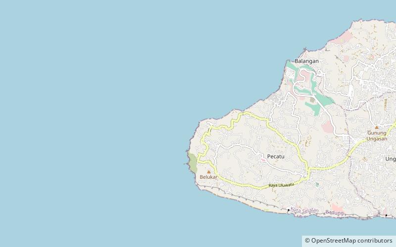 blue point uluwatu location map