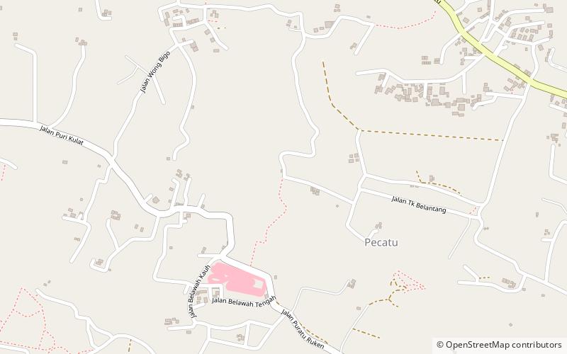 Pecatu location map