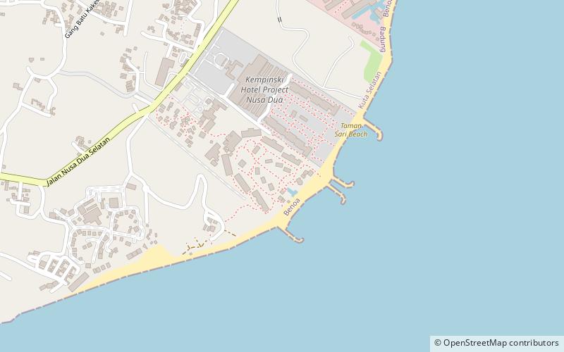 Taman Sari Beach location map
