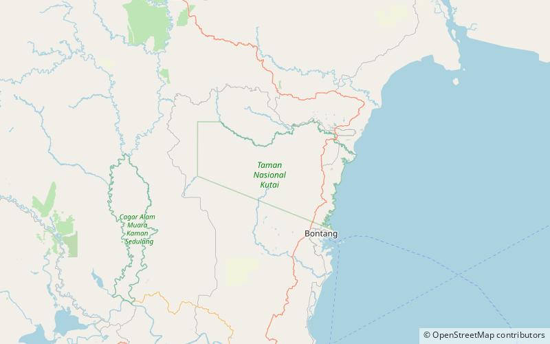 Kutai National Park location map