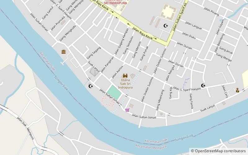 Siak Sri Indrapura Palace location map