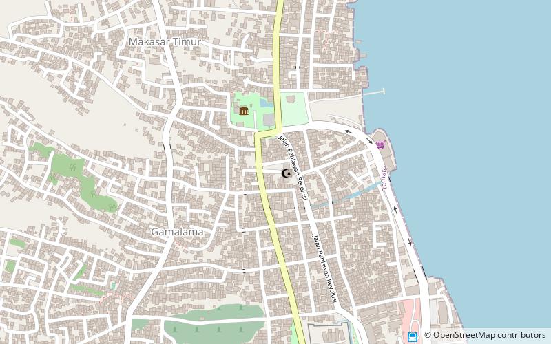 Sultan of Ternate Mosque location map