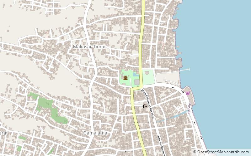 museum kedaton sultan ternate location map