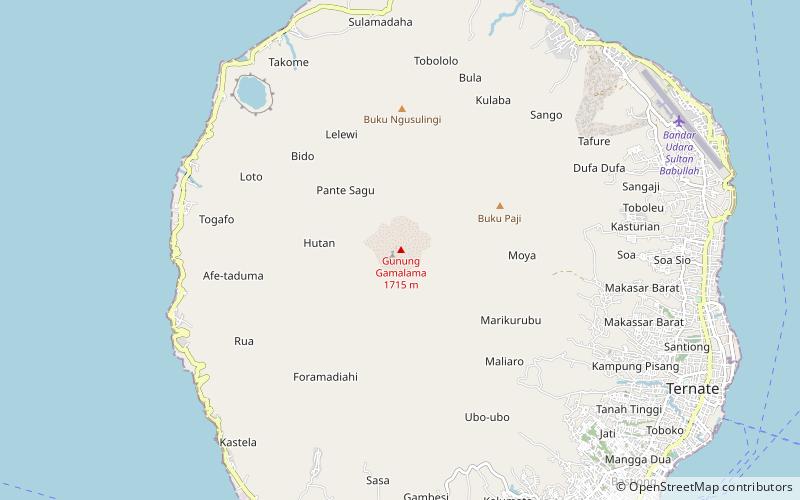 Gamalama location map