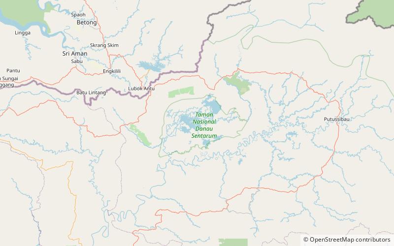 Danau Sentarum National Park location map