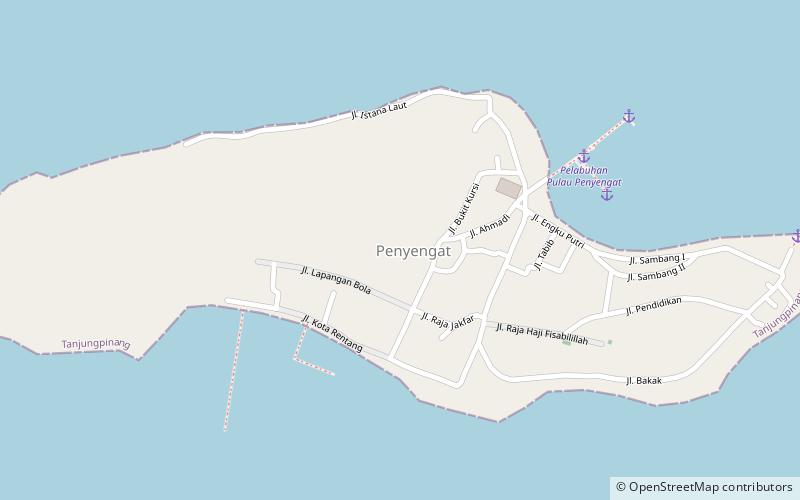 Penyengat Island location map