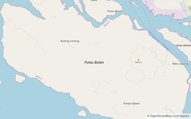 Bulan Island location map