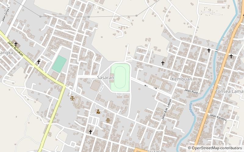 maesa stadium tondano location map
