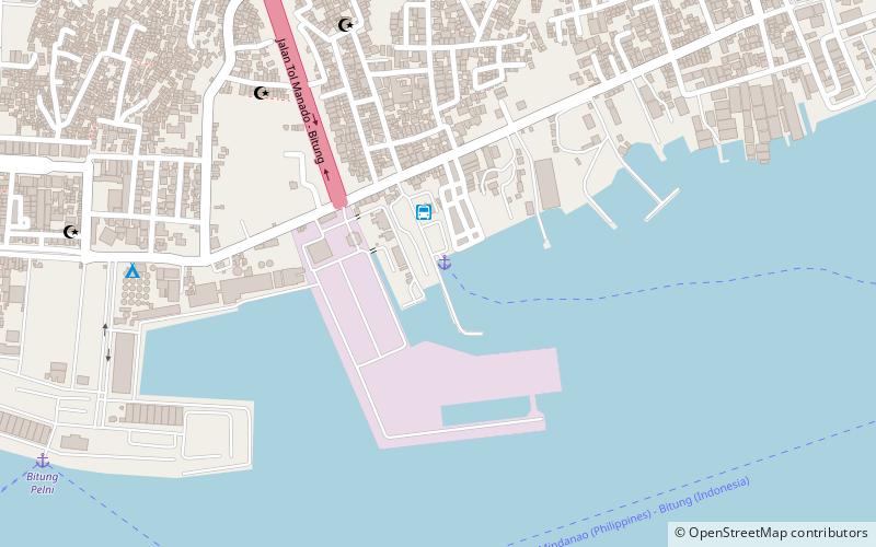 Port of Bitung location map