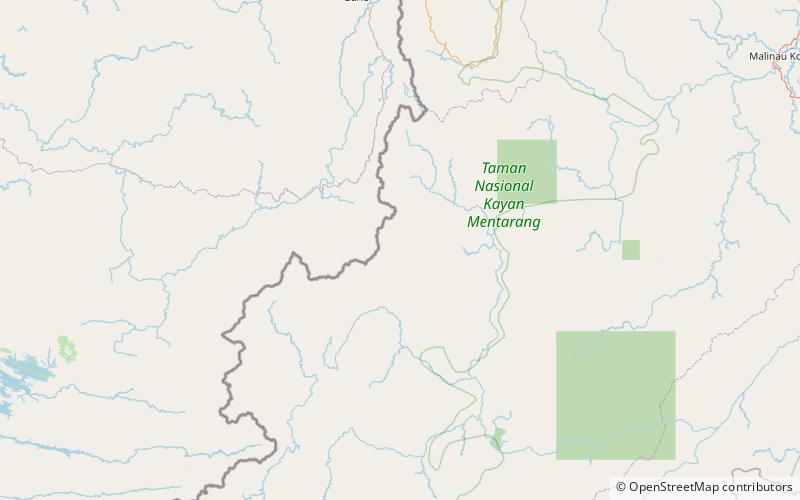 Kayan Mentarang National Park location map