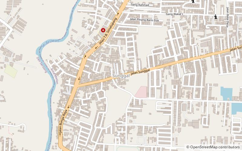 Medan Sunggal location map