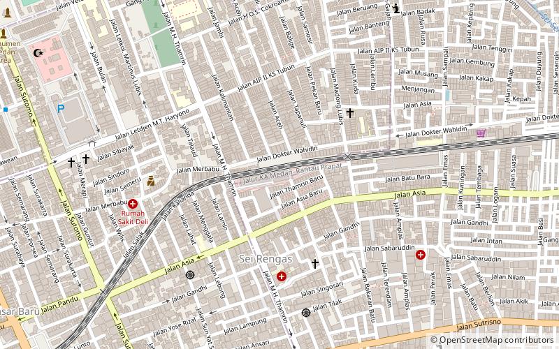 thamrin plaza medan location map