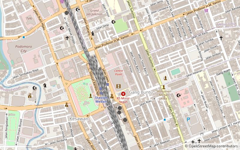 Centre Point location map