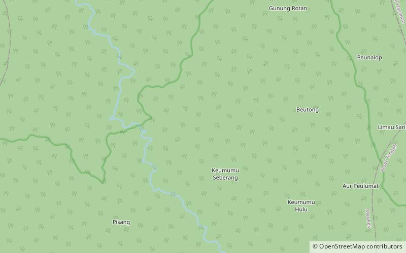 meukek nationalpark gunung leuser location map