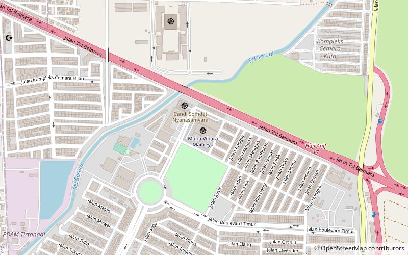 Maha Vihara Maitreya location map