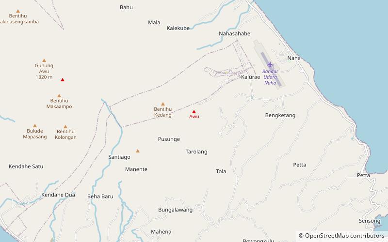 Awu location map