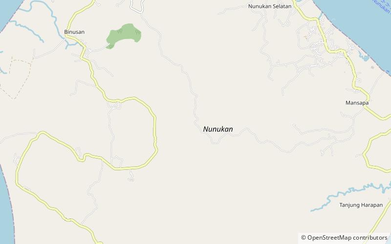 Nunukan Island location map