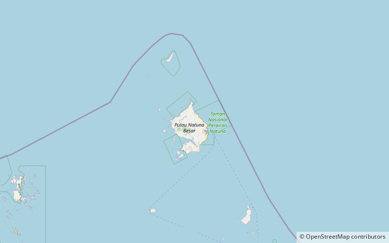 bunguran islands natuna besar location map