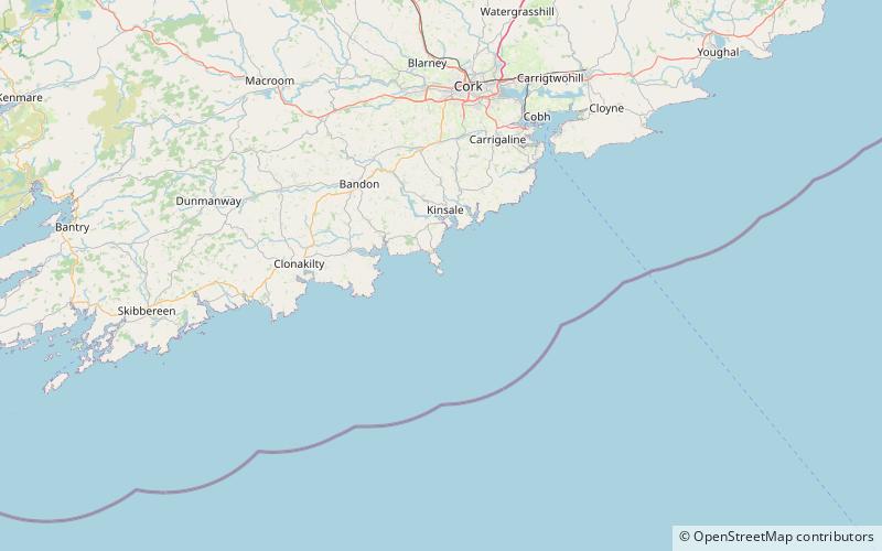 Cabo de Old Head of Kinsale location map