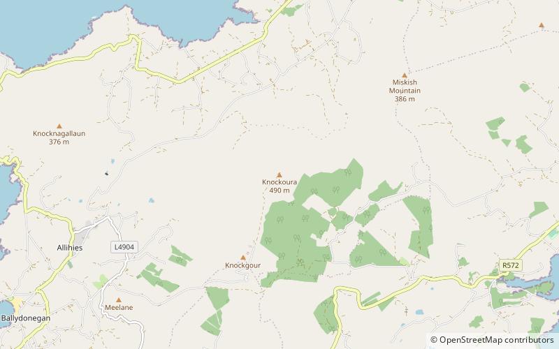 knockoura location map