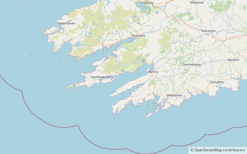 Baie de Bantry location map