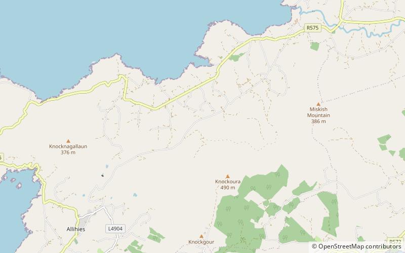 urhan allihies location map