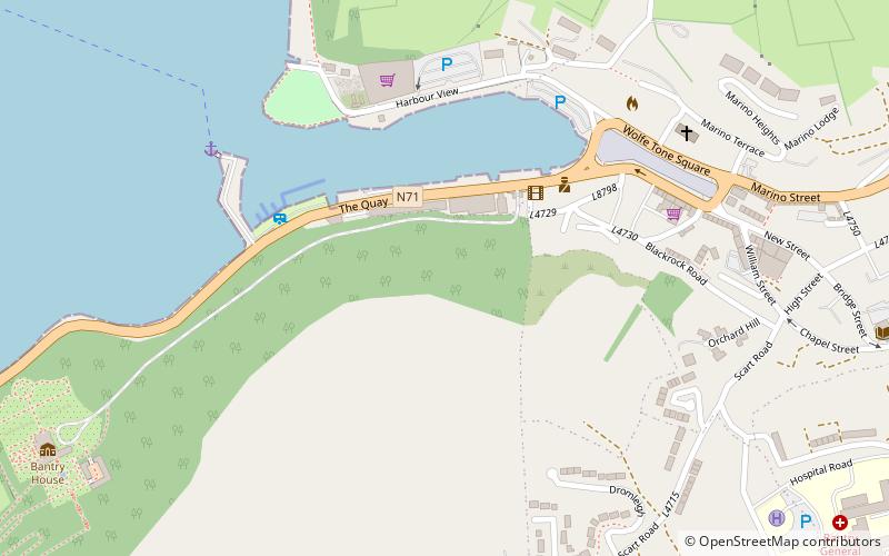 Bantry House location map