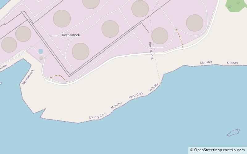 gun battery whiddy island location map