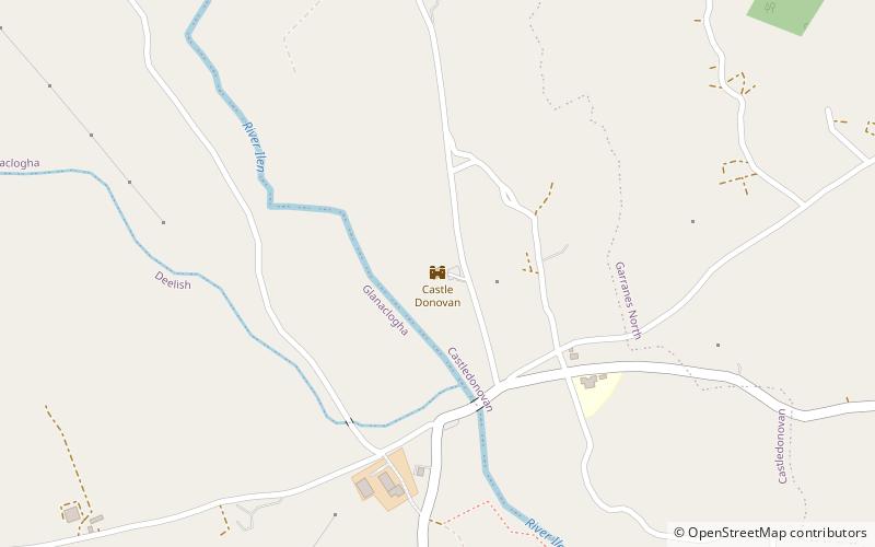 Castle Donovan location map