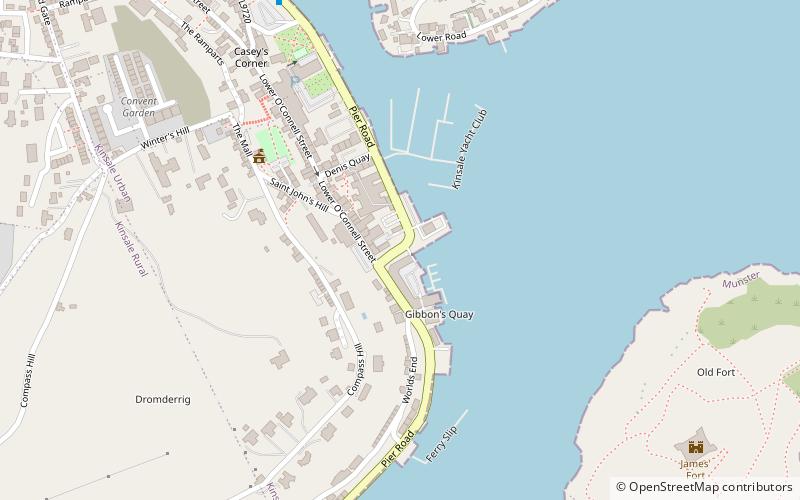 Kinsale Yacht Club location map