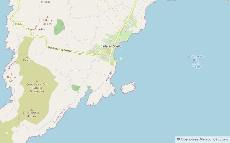Priorat St. Michael Ballinskelligs location map