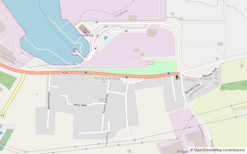 Ringaskiddy-Loughbeg location map