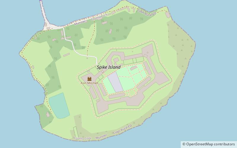 treaty ports spike island location map