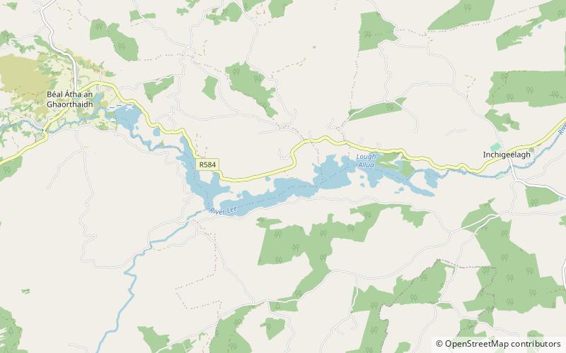Lough Allua location map