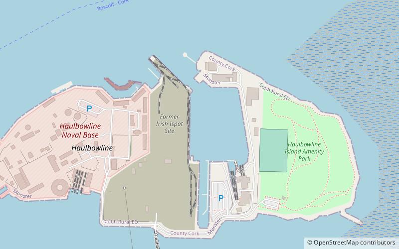 Haulbowline location map