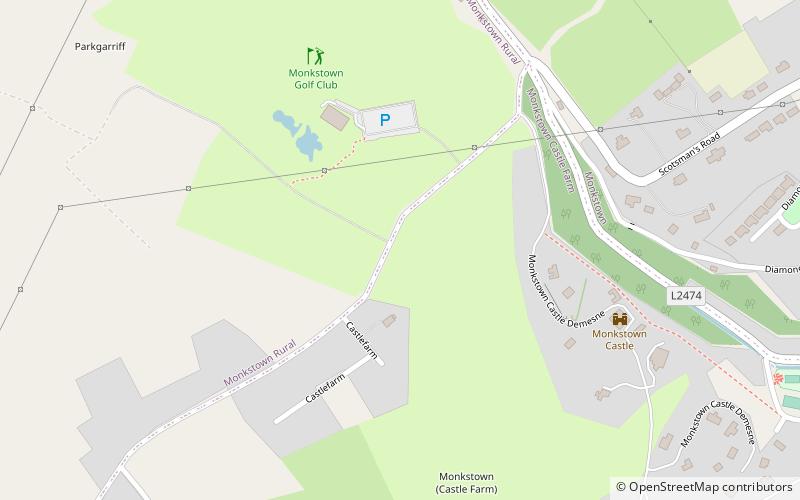 monkstown golf club location map