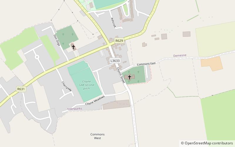 Cloyne Round Tower location map
